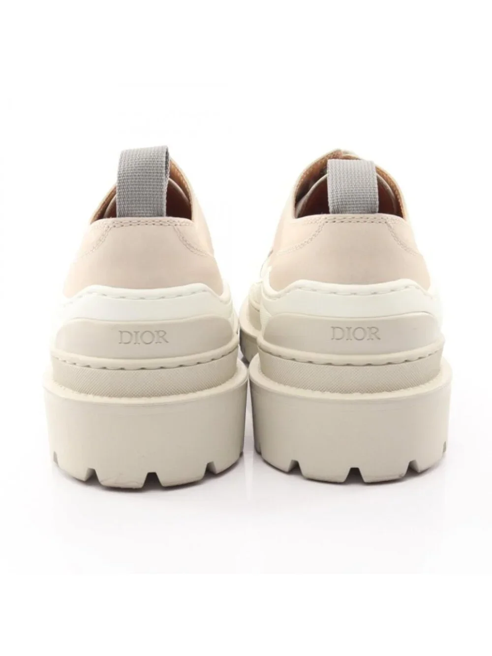Dior Shoes Sacai Thick Bottom Derby Leather Sneakers